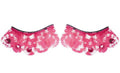Pink Lace Fake False Eyelashes