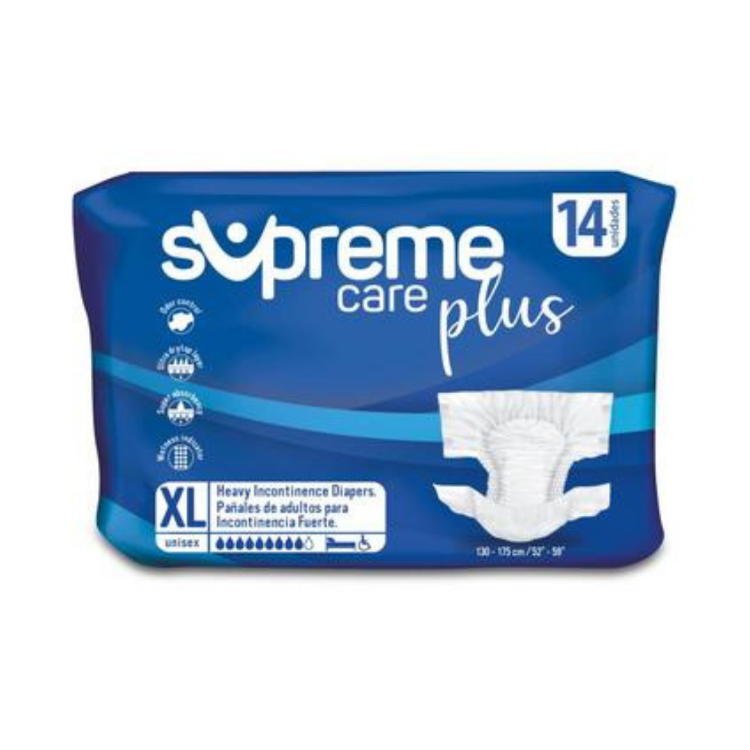 Supreme Care Plus Heavy Incontinence Diapers X-Large (14 Count)