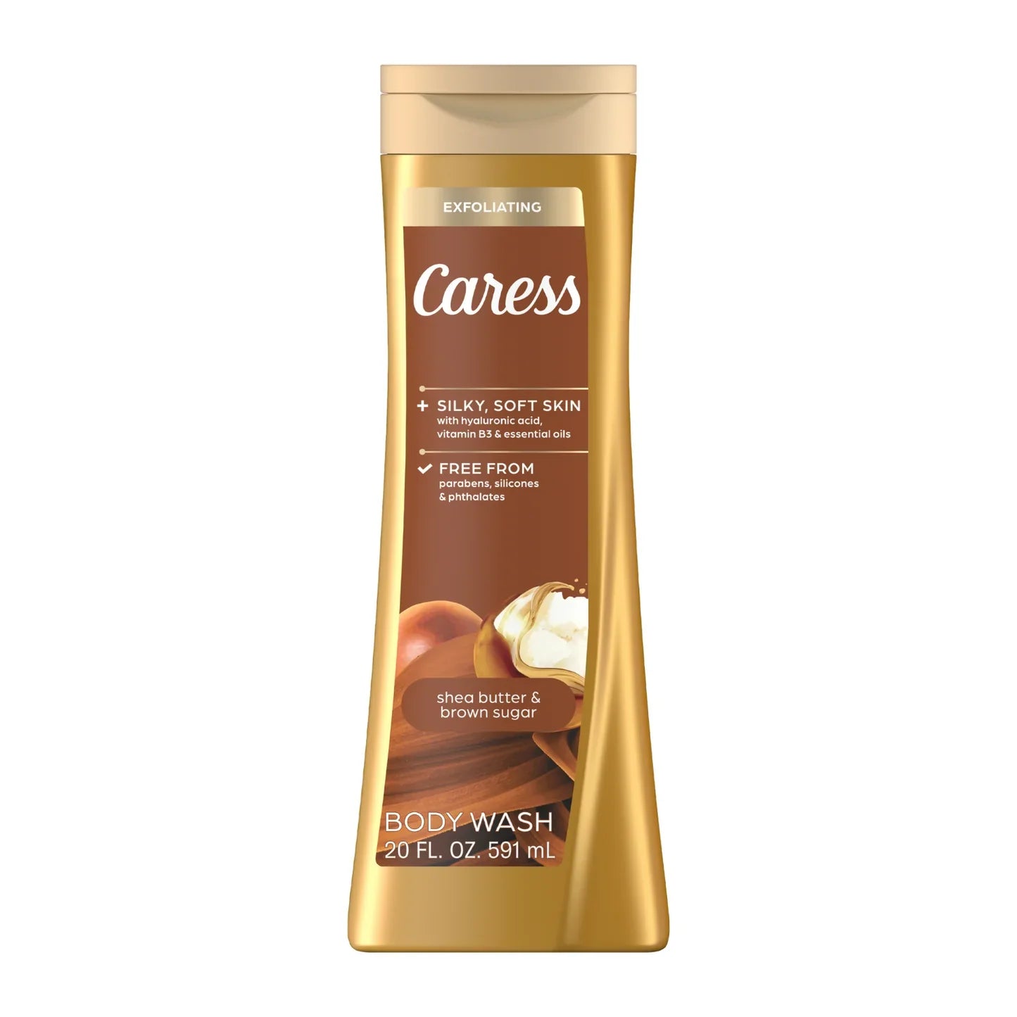 Caress Shea Butter Brown Sugar Body Wash 20 fl oz