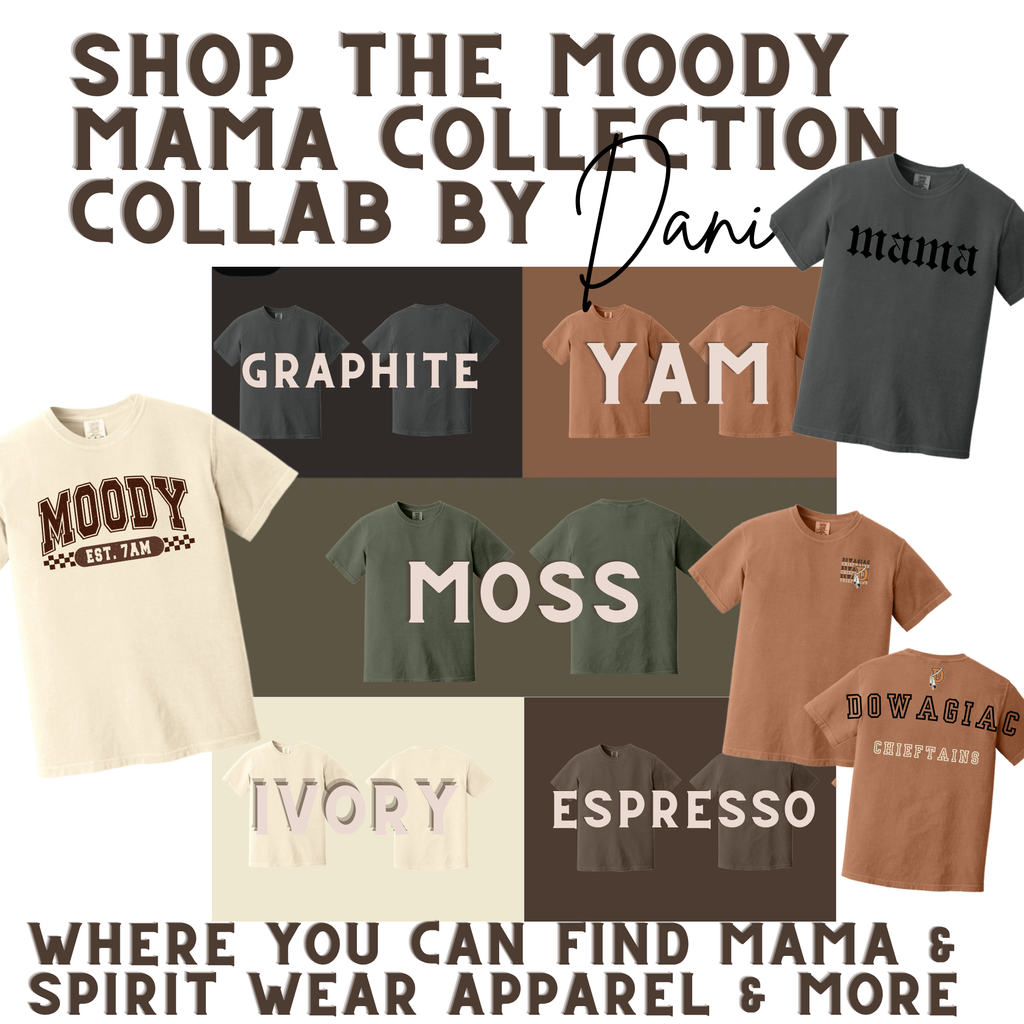 Moody Mama | Comfort Colors T-shirt | Moody Shirt | Gift for Mamas | Stylish Trendy Apparel
