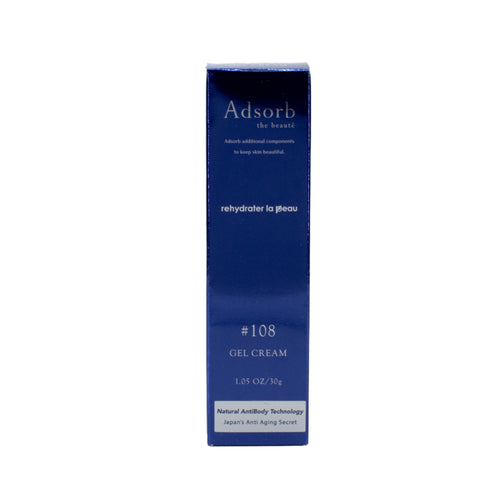 Adsorb the gentle #108 gel cream box, 1.05 oz (30 g)