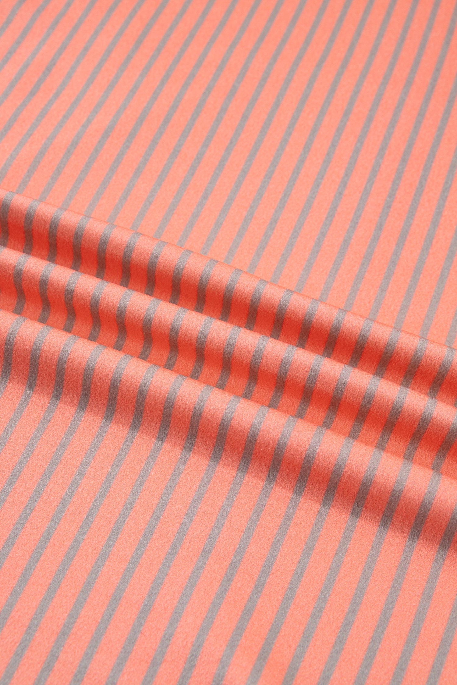Stripe Colorblock Raw Seam Long Sleeve Top