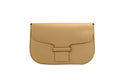 Genuine leather small shoulder bag for women trendy classic style hobo