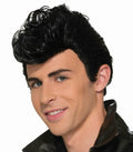 Black 50's Greaser Mens Costume Wig