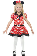 Cute Mouse Girls Costume Dress Minnie Medium 7-9
