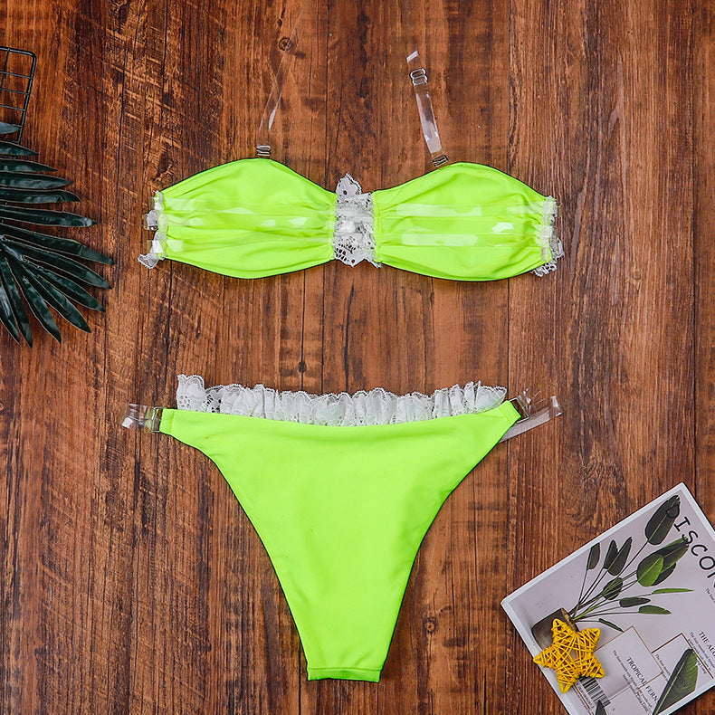 New Sexy Bikini Swimsuit Women Split Swimsuit Lace Swimsuit Bikini