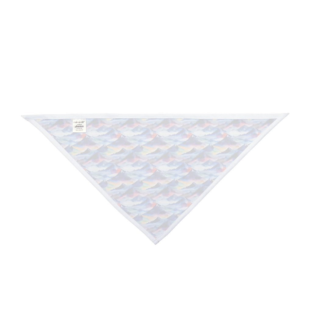 Endless Watercolor Mountain Waves - Pet Bandana Pet Zen
