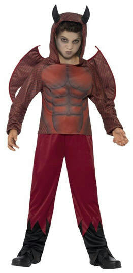 Smiffy's Deluxe Devil Child Costume Size Medium