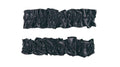 1920's Black Satin Old Fashioned Garter Flapper Arm Bands Armbands