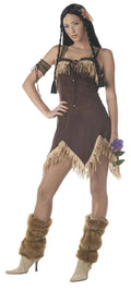 California Costume Sexy Native American Indian Princess Adult Costume Large