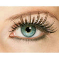 Women's Sexy Long Black and Silver Hologram Sparkle Fake Costume Eyelashes
