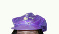 Purple Shiny Iridescent Vinyl Go Go Girl 60s 70s Cap Costume Hat