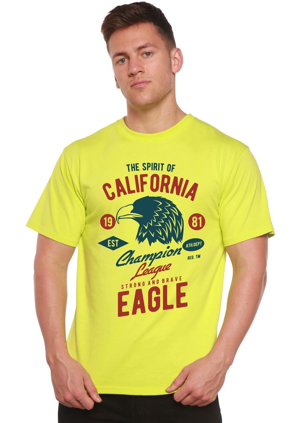 The Spirit of Spun Bamboo® Men's Bamboo Viscose/Organic Cotton Short Sleeve Graphic T-Shirt