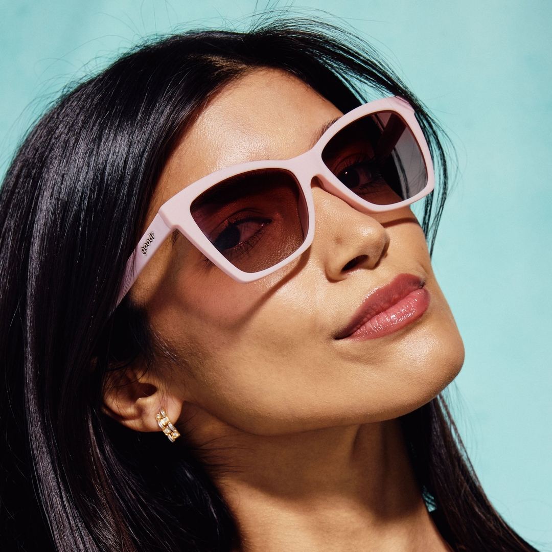 "Rosé Retail Therapy" Polarized Pop G Sunglasses