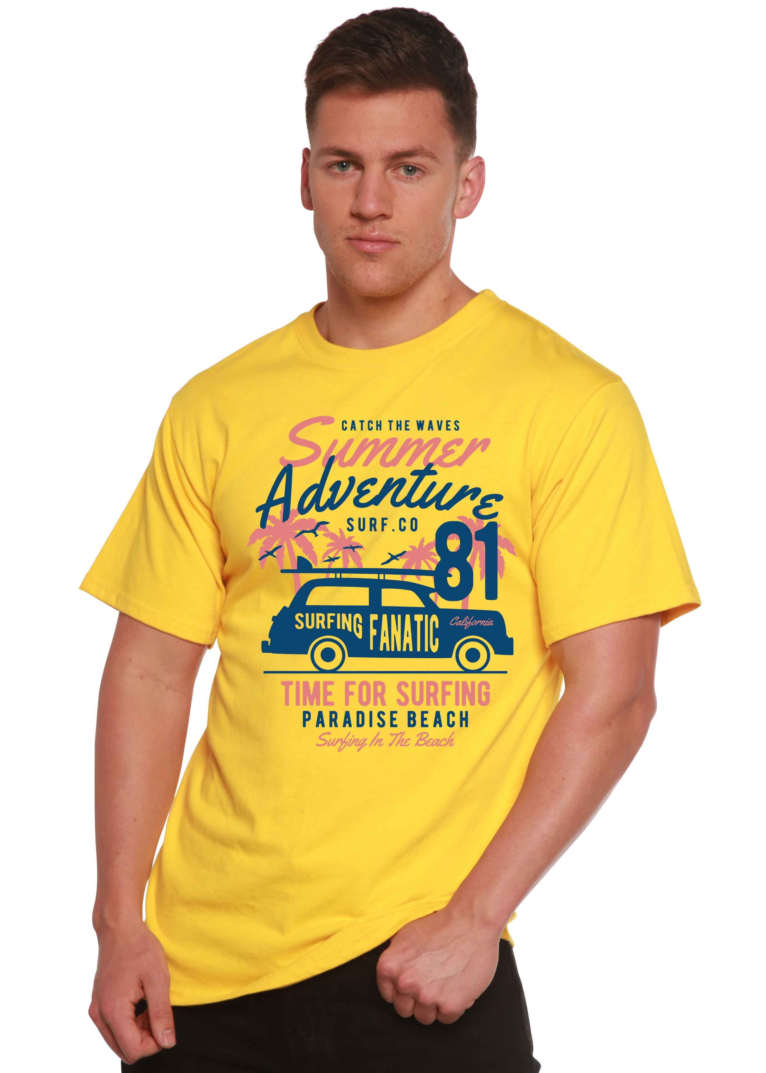 Sammer Adventure Spun Bamboo® Men's Bamboo Viscose/Organic Cotton Short Sleeve Graphic T-Shirt