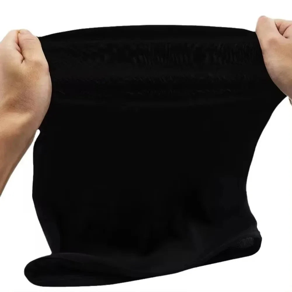 2pcs Black Cosplay Full Mask | Breathable Thin Hood for Halloween and Party Costumes