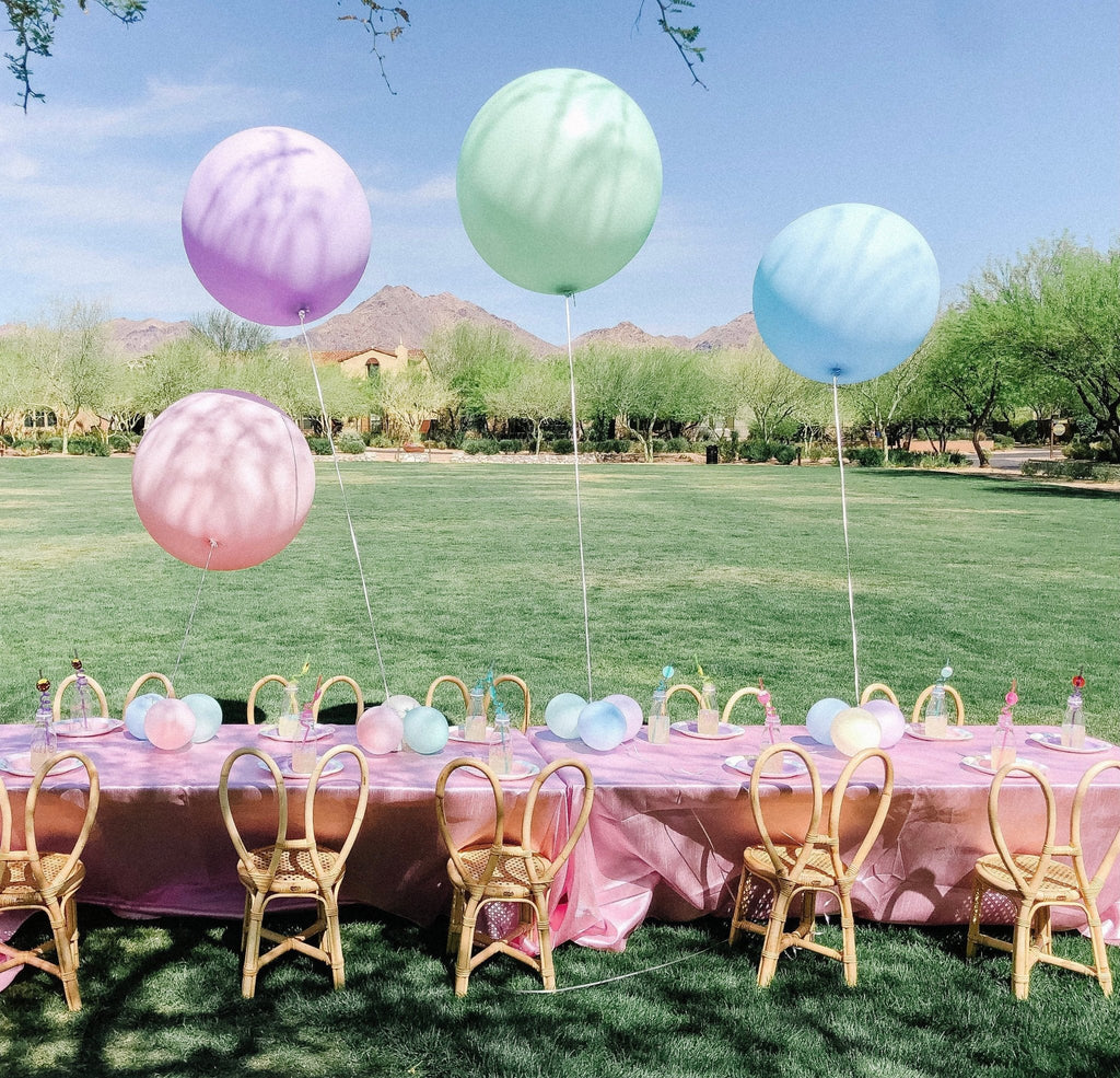 Giant 36" Latex Balloons – Pastels, Brights, Neutrals