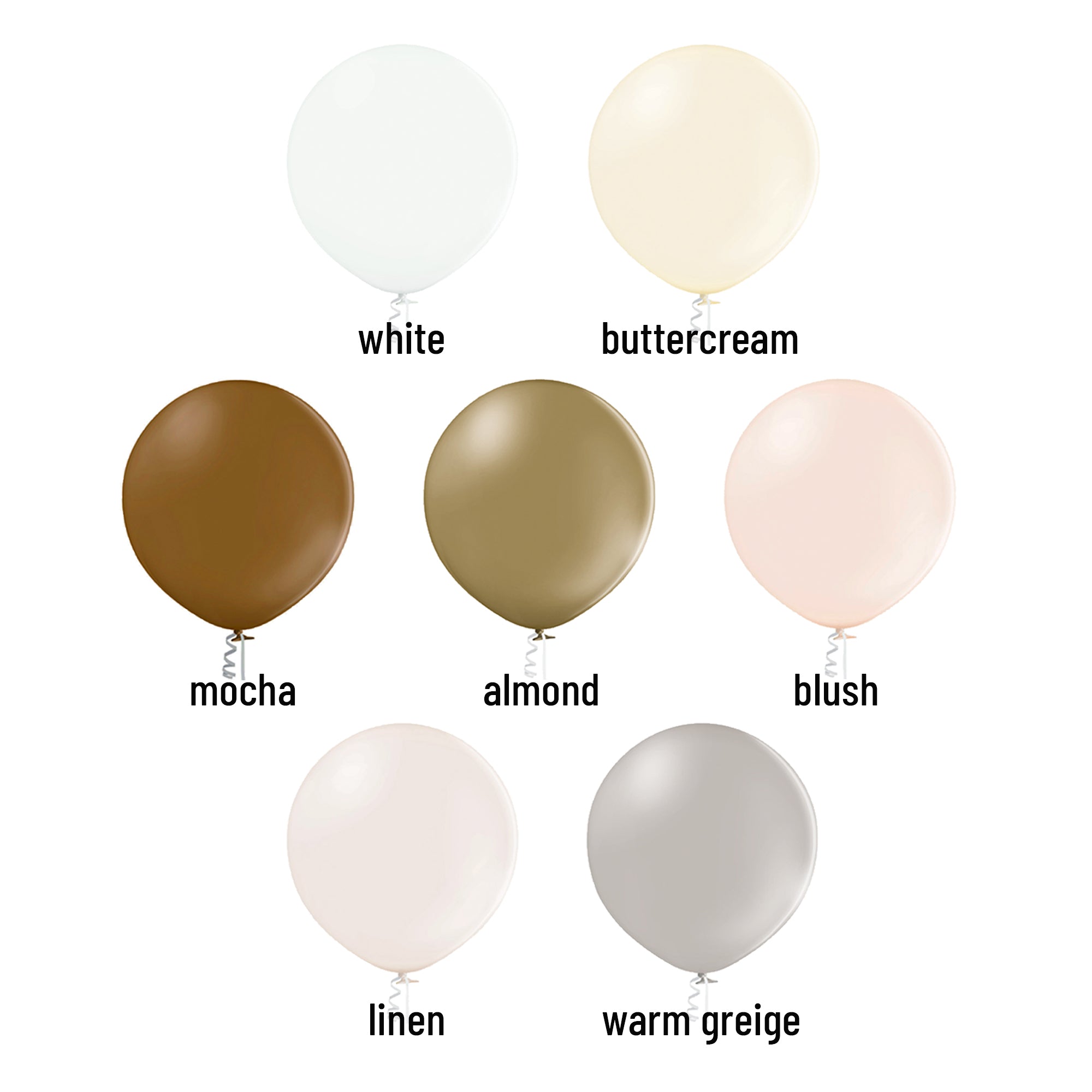 Giant Neutral Balloons (36 inches)