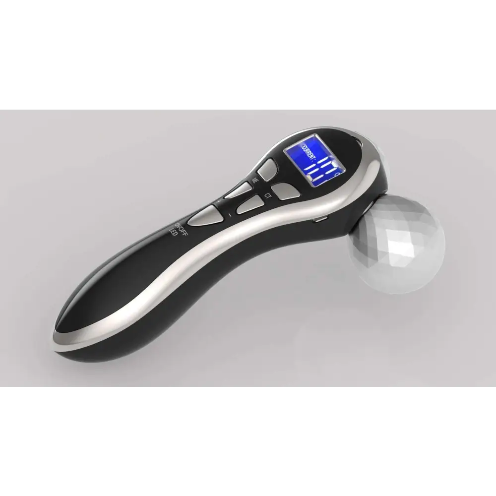 3-Head Silver Digital Firming Beauty Massager