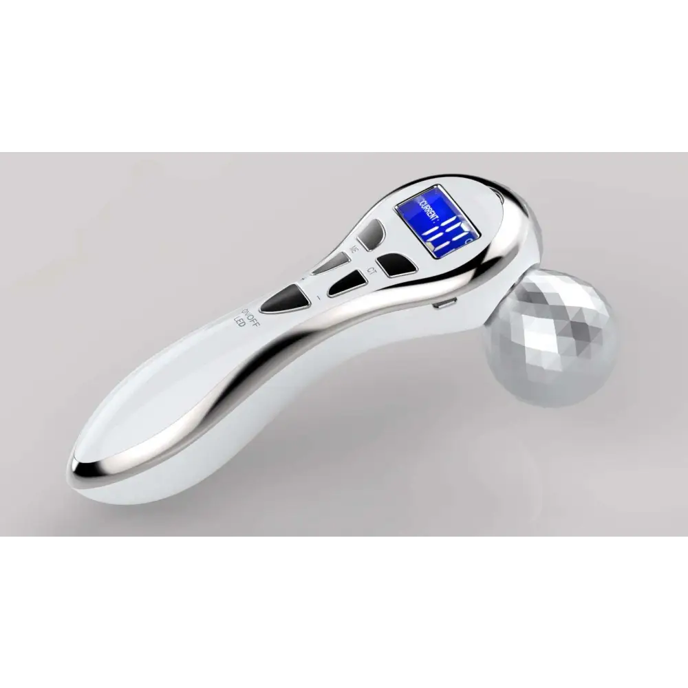 3-Head Silver Digital Firming Beauty Massager
