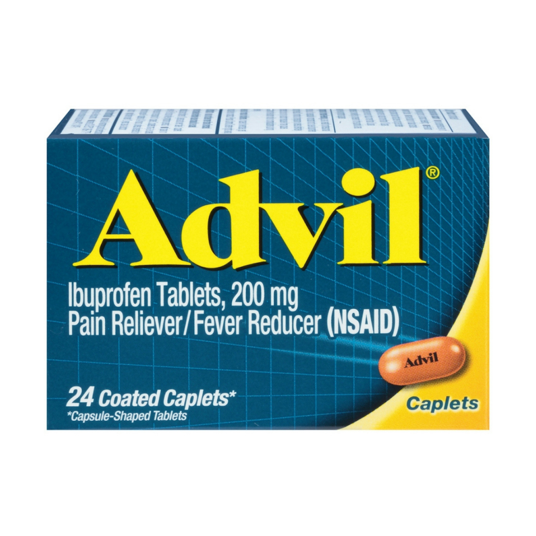 Advil Ibuprofen 200mg Pain Reliever & Fever Reducer (24 Coated Caplets)