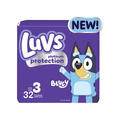 Luvs Platinum Protection Baby Diapers Bluey Designs Size 3 (32 Count)