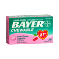 Bayer Chewable Low Dose Aspirin Cherry Flavored 81mg (36ct)
