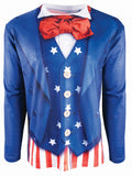 Instantly Patriotic Realistic Uncle Sam Sublimation T-Shirt Adult Size Large