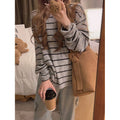 Autumn And Winter Lazy Style Loose Feeling Brushed Base Shirt