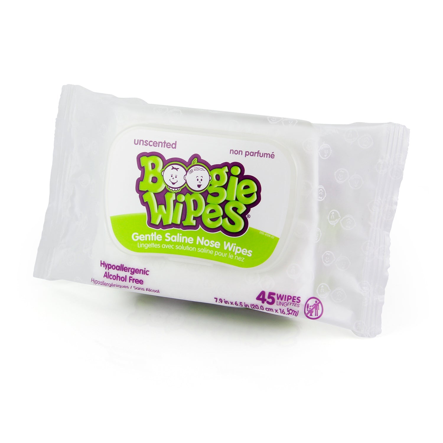 Boogie Wipes Saline Nose - 45ct