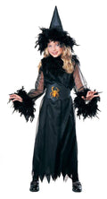 Pretty Witch Feathered Child Costume Size Small