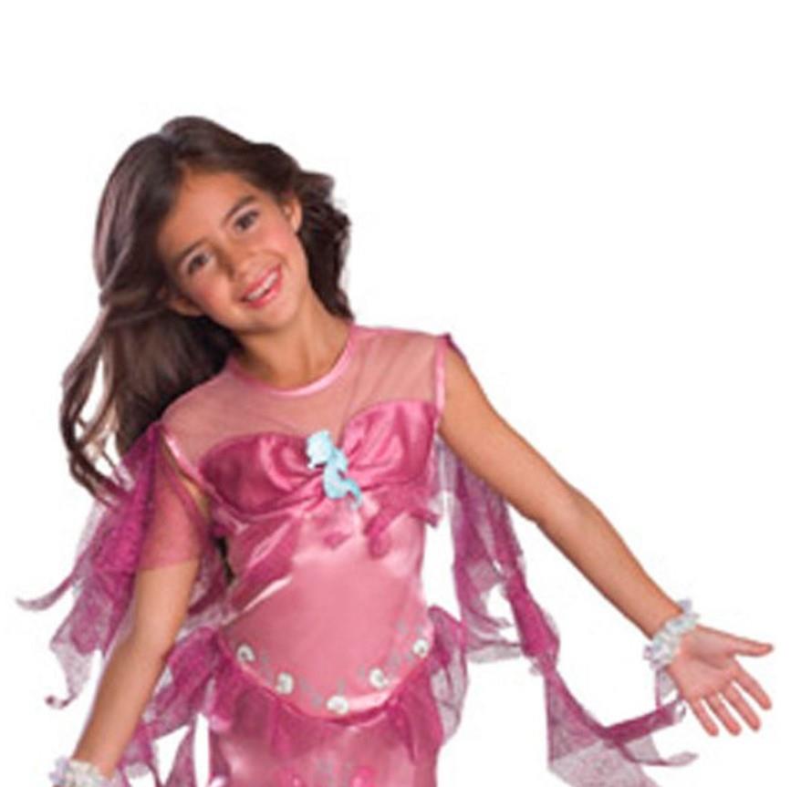 Pink Mermaid Child Girls Costume Size Small 4-6