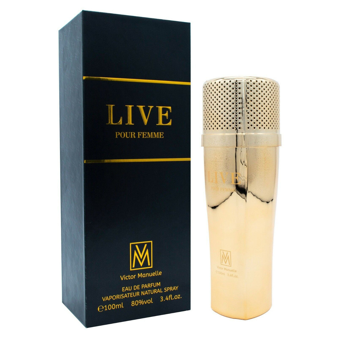 Victor Manuelle Live Pour Femme 3.4 Eau De Parfum Spray