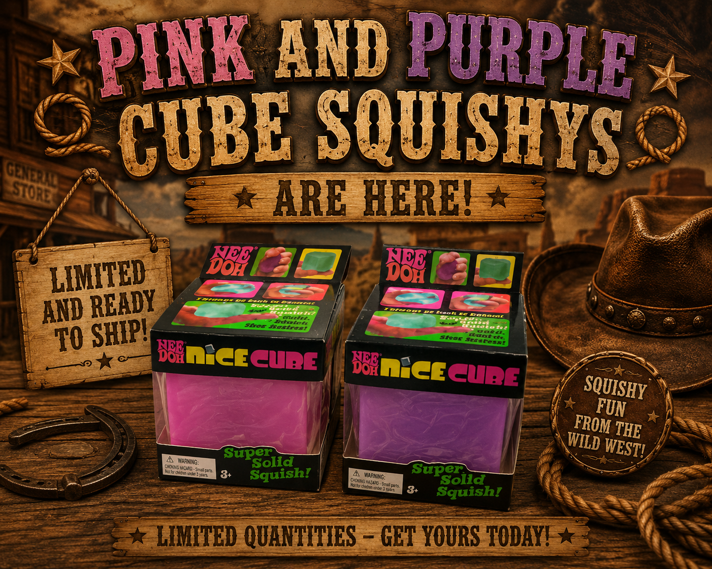 SQUISHY CENTRAL - CUBE, BUTTER, CHEESE