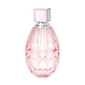 Jimmy Choo L'Eau eau de toilette bottle, pink glass with embossed pattern and box