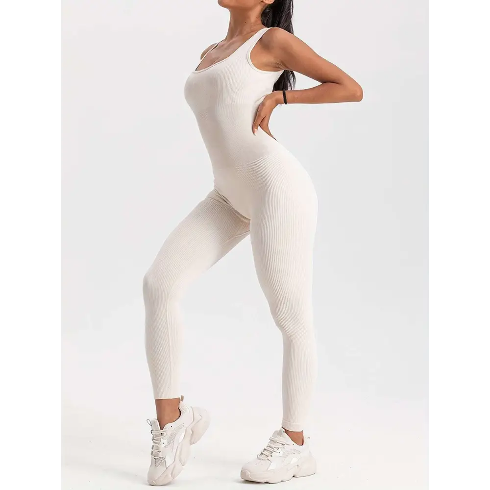 4 Pack Ribbed Solid Color Sport Casual Wear Bodysuits
