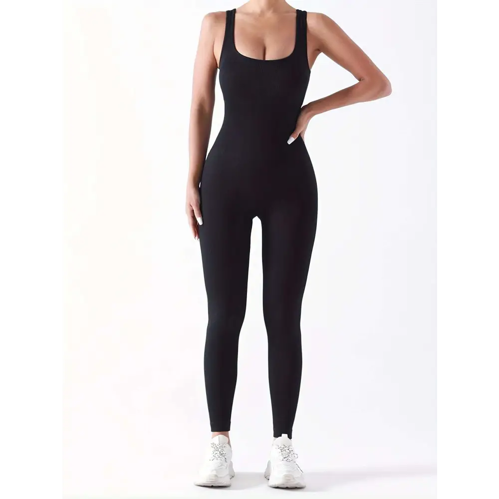 4 Pack Ribbed Solid Color Sport Casual Wear Bodysuits