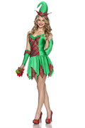 Elfin Magic Christmas Santa Helper Women's Sexy Costume Medium