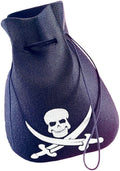 Black Pirate Costume Accessory Coin Pouch