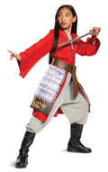 Mulan Hero Red Girls Princess Dress Disney Toddler Costume 3T-4T