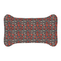 Crimson Cogs and Circuitry Pattern - Pet Feeding Mat Pet Ze