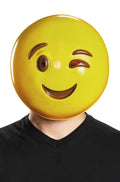 Wink Smiley Face Emoticon Emoji Adult Mask