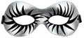 Silver and Black Maquillage Half Eye Mask