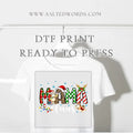 Mama clause bluey DTF print transfer Ready to Press