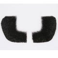 Black 100% Human Hair European Character Elegant Mutton Chop Sideburns 2019