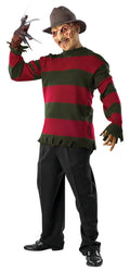 Freddy Krueger Costume Deluxe Sweater Size Standard