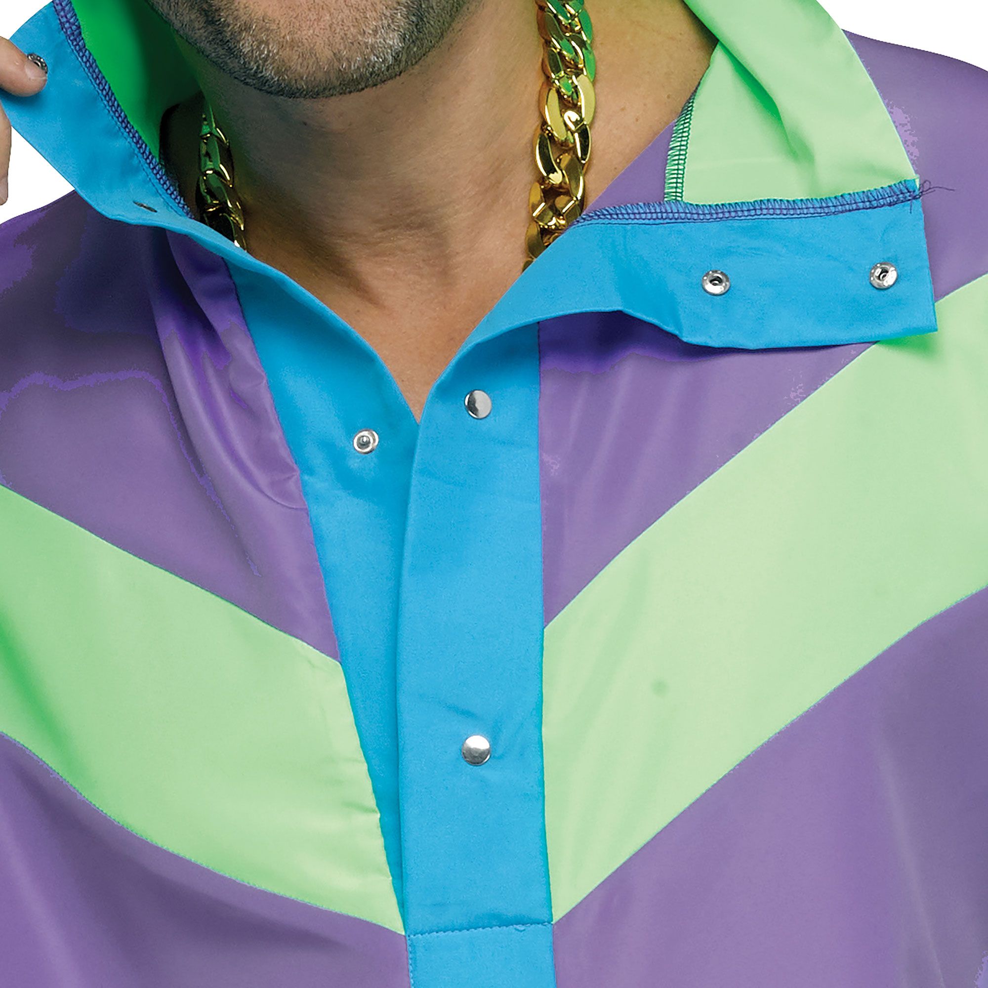 Hip 80's Retro Sweat Track Suit Adult Mens Costume Plus Size
