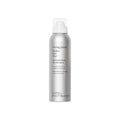 Living proof dry shampoo bottle with silver body and white pump cap, 5.5 oz