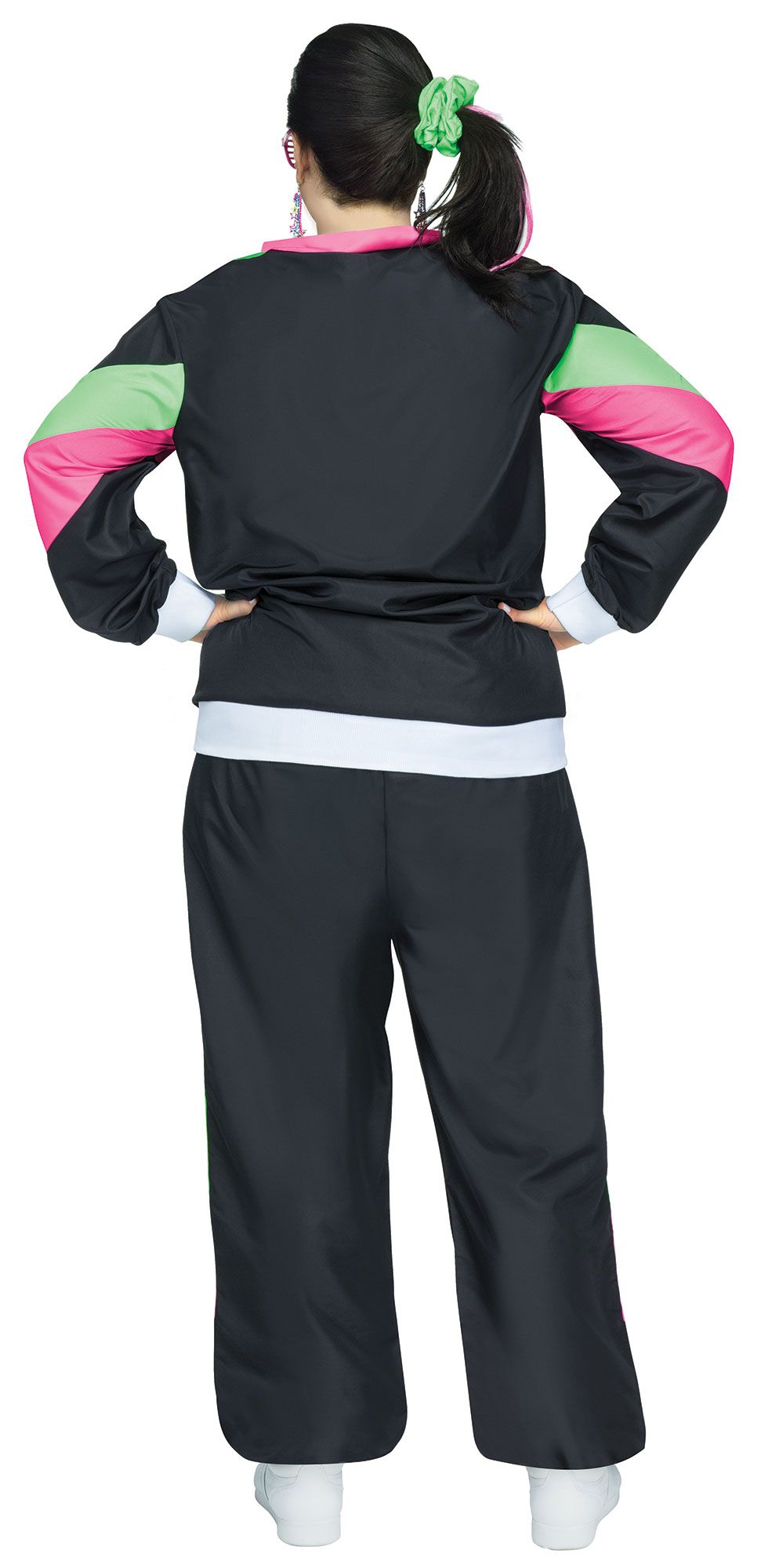 80's Track Sweat Suit Adult Costume 2X 22-24