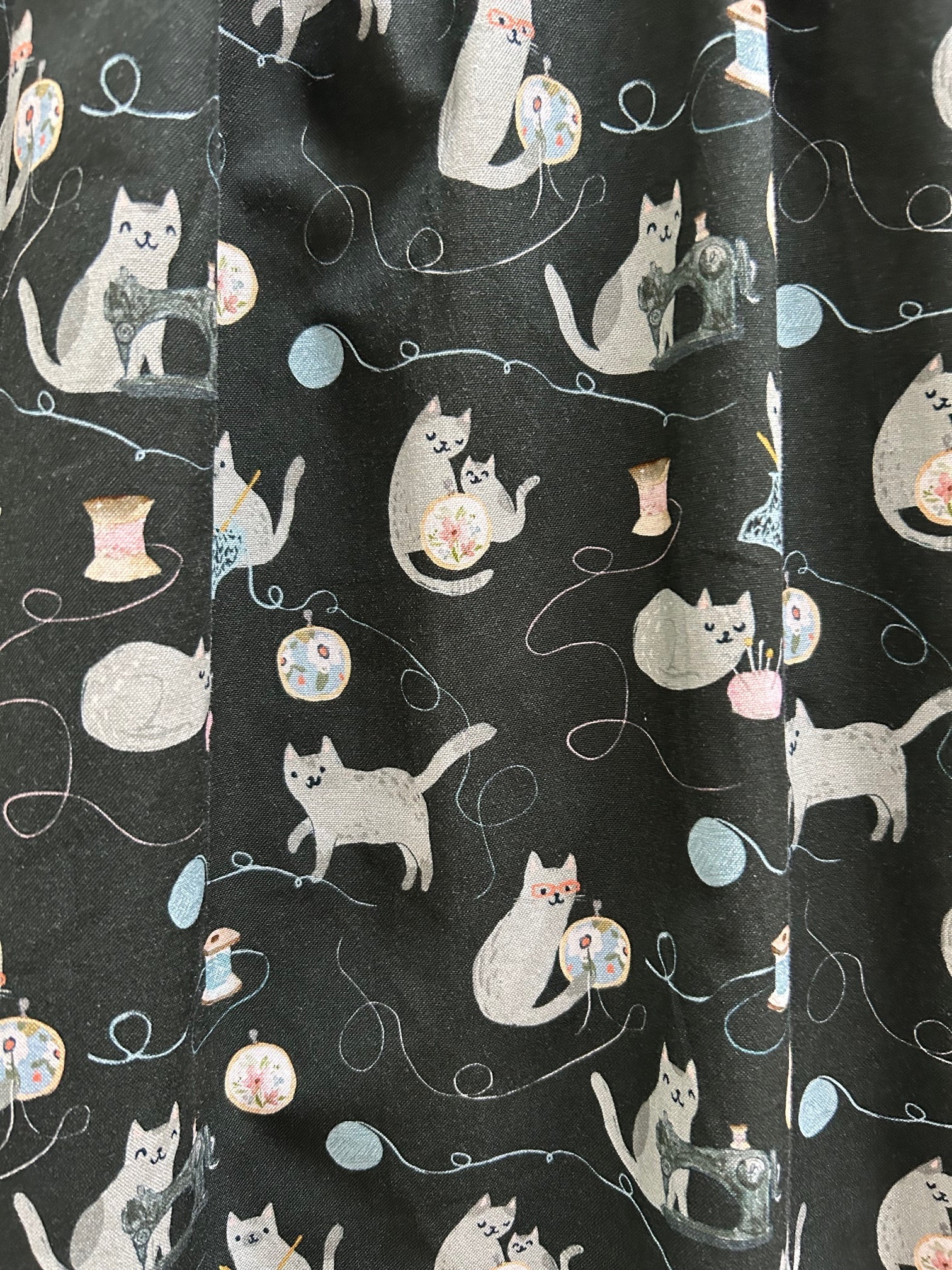 Cats and Yarn Fit & Flare Dress - Small only, 1 left!